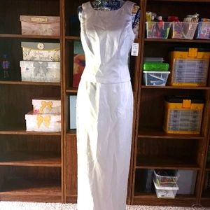 Michaelangelo Silver Maxi Dress